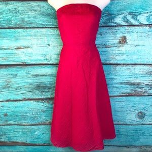 J. Crew Pink Strapless Dress